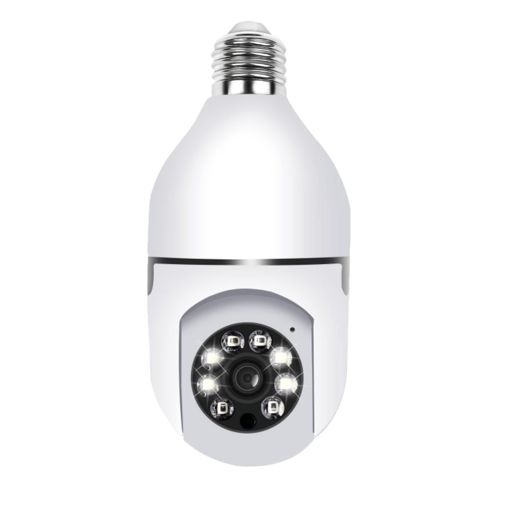 BrightEye™ WiFi Bulb Security Camera & Adapter